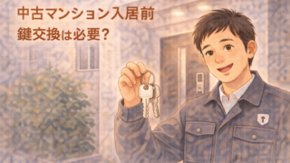 中古マンションへ引越し!鍵交換は入居前にすべき?費用の目安と注意点