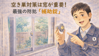 玄関以外も危ない？「窓の補助錠」が最強の空き巣対策になる理由