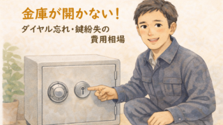 ダイヤル番号を忘れた!金庫の開錠費用の相場と依頼のコツ