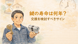 鍵の寿命は何年?「まだ使える」と思っても交換を検討すべきサインとは