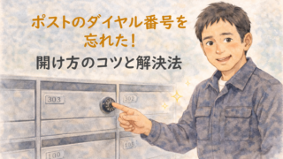 ポストのダイヤル番号を忘れた！開け方のコツと鍵屋の交換費用