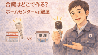 合鍵はどこで何本作るのがベスト?ホームセンターと鍵屋の違い