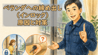 ベランダへの締め出し（インロック）！突然のトラブルの原因と対策