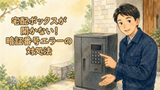 宅配ボックスが開かない！暗証番号エラーで荷物が出せない時の対処法