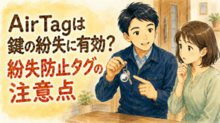 AirTag（紛失防止タグ）は鍵の紛失に有効？メリットと注意点
