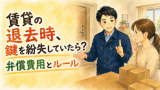 賃貸の退去時、鍵を紛失していたらどうなる?弁償費用とルール