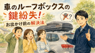 車のルーフキャリアやルーフボックスの鍵紛失!お出かけ前の解決法