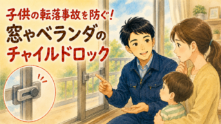 子供の転落事故を防ぐ！窓やベランダに後付けできるチャイルドロック